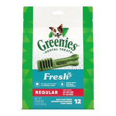 Greenies Fresh Dog Dental Treats Regular 12-oz 12 Count