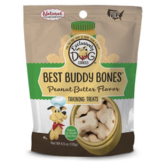 Exclusively Pet Best Buddy Bones Training Dog Treats Peanut Butter 5.5-oz
