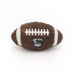 ZippyPaws SportsBallz Football Squeaky Dog Toy Brown Medium/Large