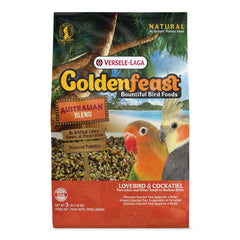 Versele-Laga Goldenfeast Australian Blend Bird Food Lovebird, Cockatiel & Parrotlet 3-lb