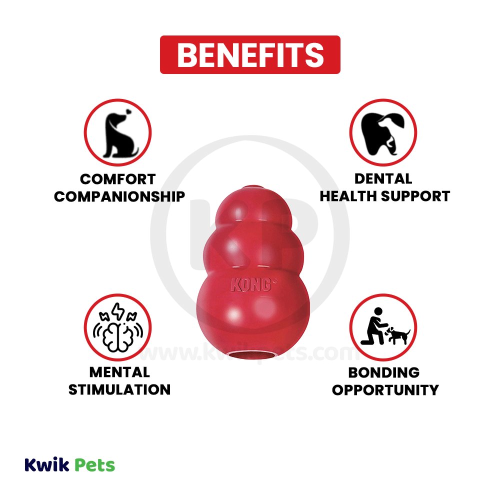 KONG Classic Dog Toy XXS, Kwik Pets