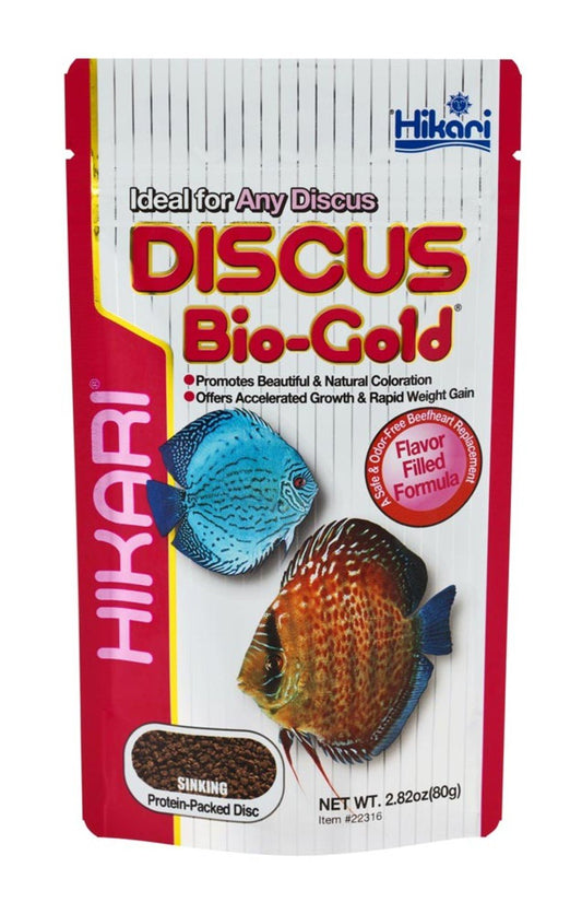 Hikari USA Discus Bio-Gold Sinking Pellets Fish Food 2.82-oz, Hikari