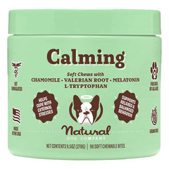 Natural Dog Company Calming Chews Anxiety & Stress Supplement for Dogs 90 Count
