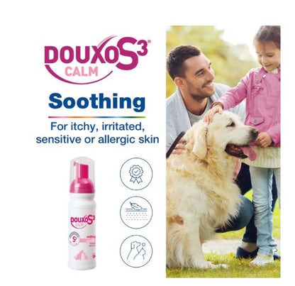 Ceva Douxo S3 CALM Soothing Itchy, Hydrated Skin Dog & Cat Mousse 5.1-oz