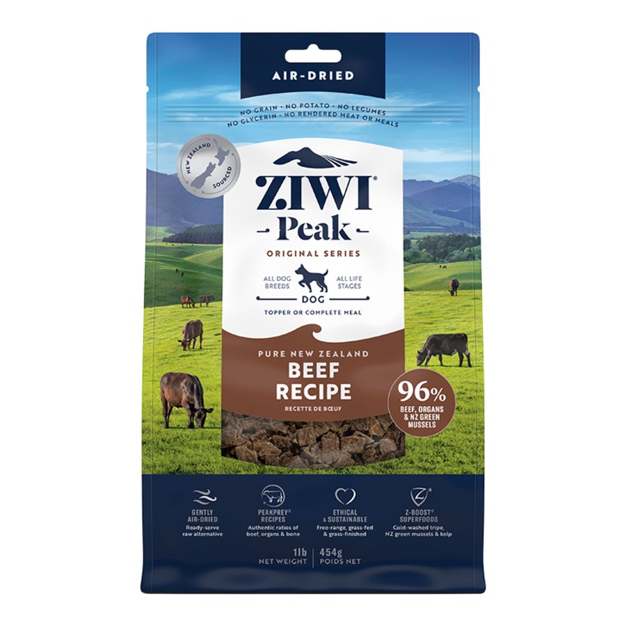 Ziwi Peak Original Series Air Dried Dog Food Beef Recipe 1-lb