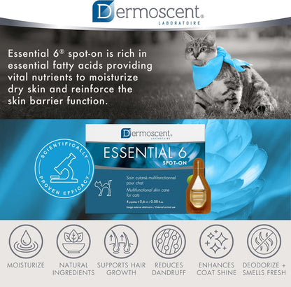 Dermoscent Essential 6 Spot-On Multifunction Skin Care for Cats