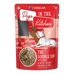 Weruva Dogs in the Kitchen The Double Dip with Beef & Wild-Caught Salmon Au Jus Wet Dog Food 2.8-oz