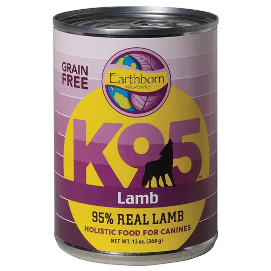 Earthborn Holistic Grain Free K95 Meat Protein Wet Dog Food Lamb, 13-oz, Earthborn