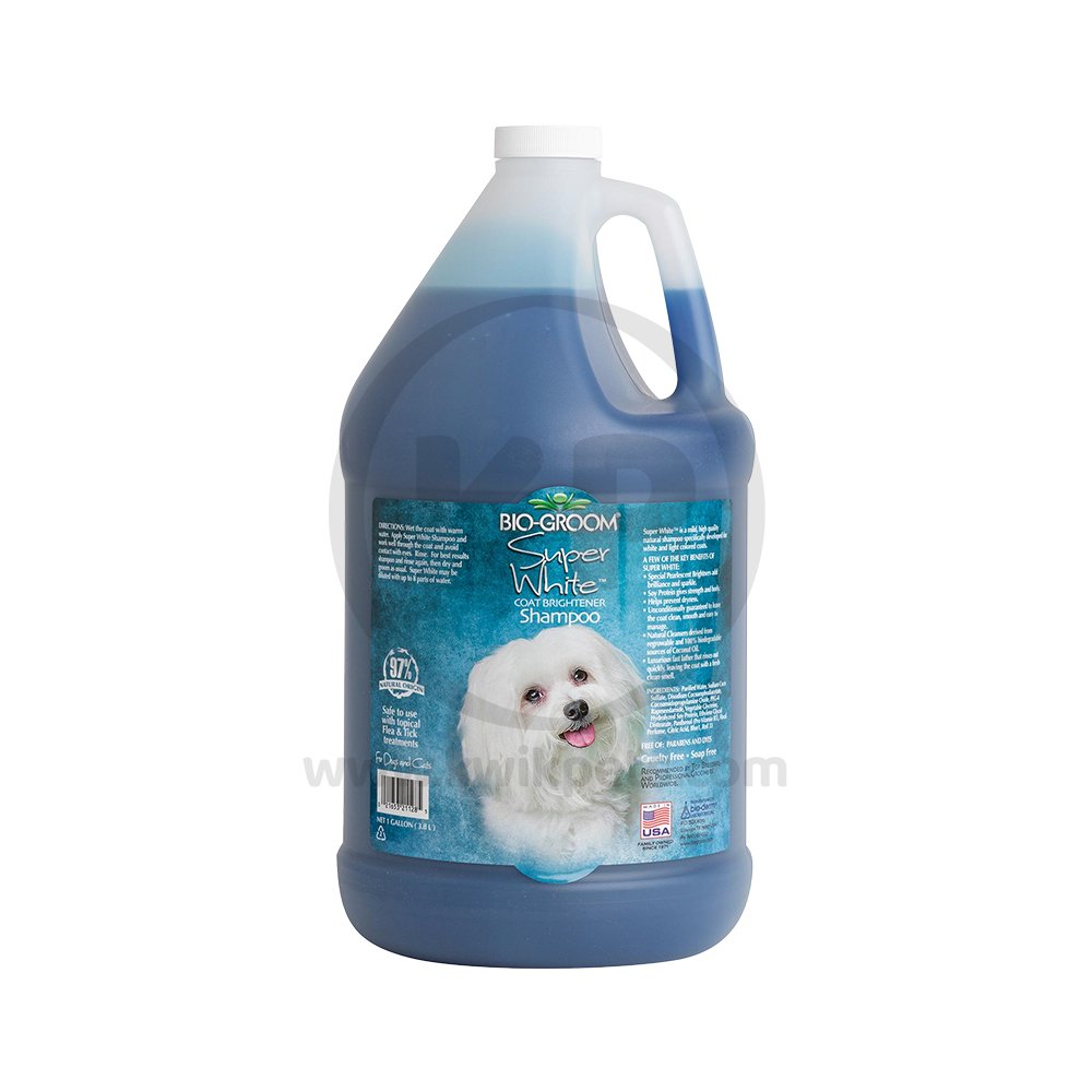 Bio-Groom Super White Shampoo 1 gal, Kwik Pets