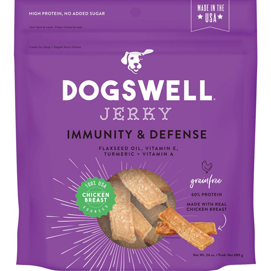 Dogswell Immune System Jerky Dog Treats Chicken 24-oz