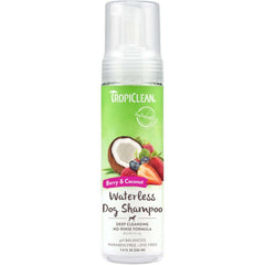 TropiClean Berry & Coconut No Rinse Waterless Shampoo for Dogs 7.4-oz