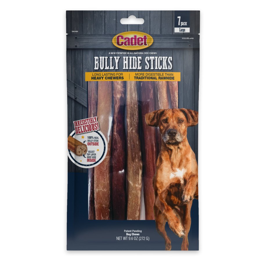 Cadet Bully Hide Sticks All Naturals Dog Chews