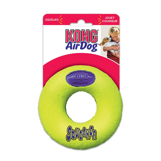 KONG Air Dog Squeaker Donut Dog Toy, MD, KONG