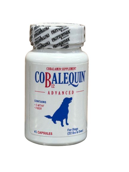 Nutramax Cobalequin B12 Advance Capsule Supplement for Dogs  Medium/Large 45 Count