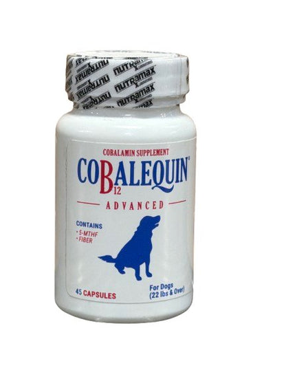 Nutramax Cobalequin B12 Advance Capsule Supplement for Dogs  Medium/Large 45 Count