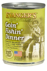 Evanger's Heritage Classic Grain-Free Wet Canned Cat Food Goin' Fishin' Dinner 12.5-oz