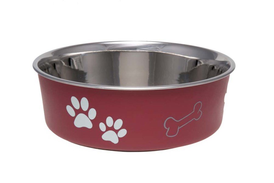 Loving Pets Classic Dog Bowl Merlot Medium