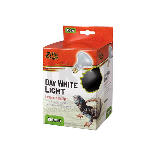 Zilla Incandescent Spot Bulbs Day White 150 W, Zilla