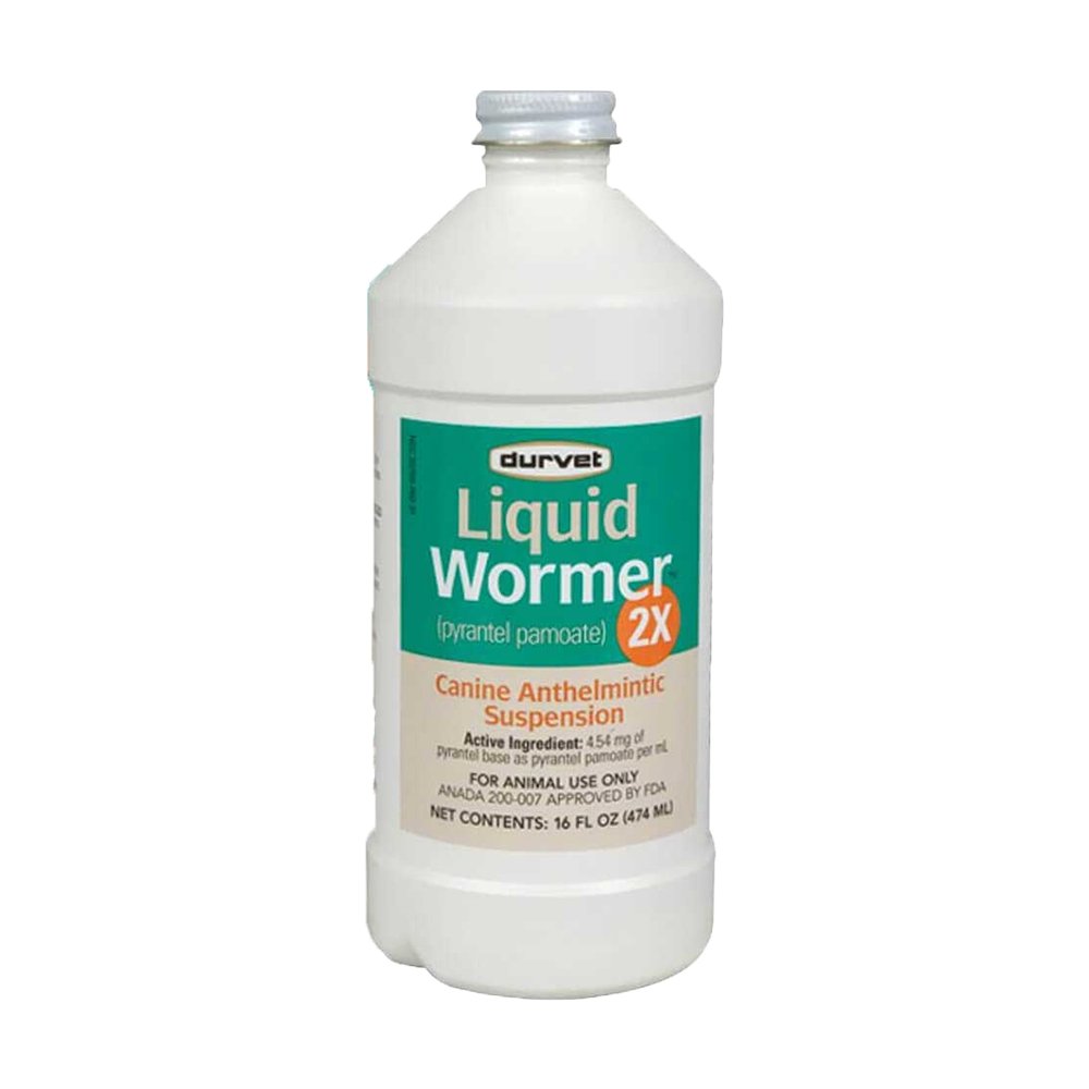 Durvet Liquid Canine Wormer 2X 16oz, Durvet