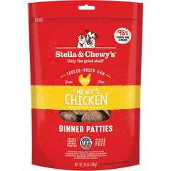 Stella & Chewy's Freeze-Dried Raw Dinner Patties Dog Food Chewy’s Chicken 25-oz