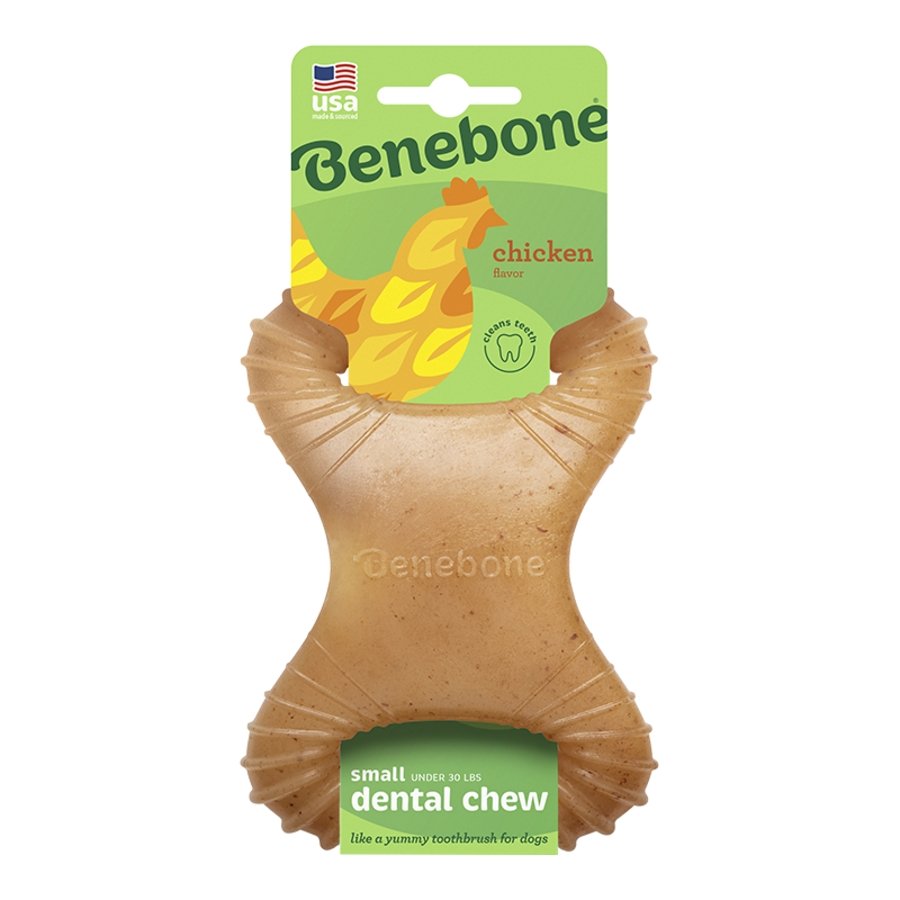 Benebone Dental Chew Dog Toy Chicken Small, Kwik Pets