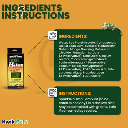 Nature Zone Cricket Total Bites with Spirulina 9-oz, Kwik Pets