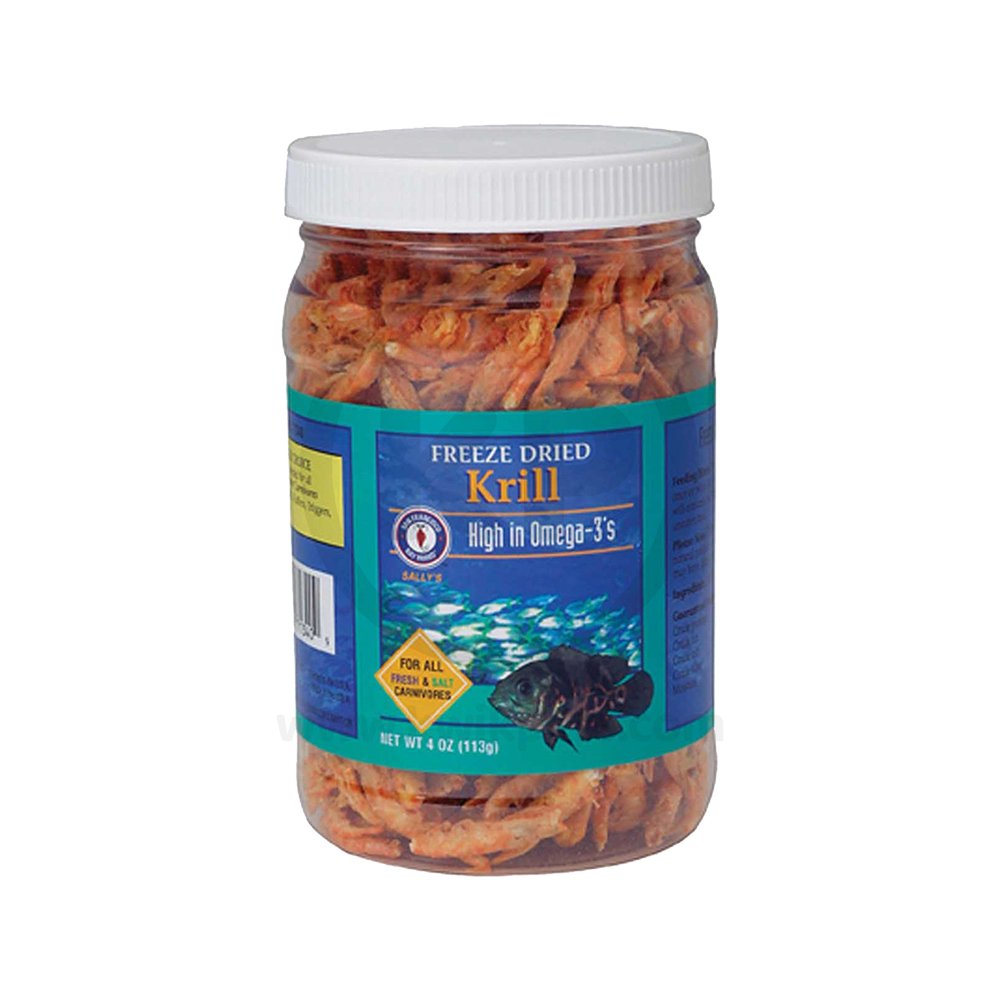 San Francisco Bay Brand Krill Freeze-Dried Fish Food 4-oz, Kwik Pets