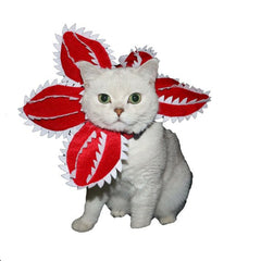 PAWPAWwholesale Demon Flower Halloween Dog & Cat Costume Red Medium