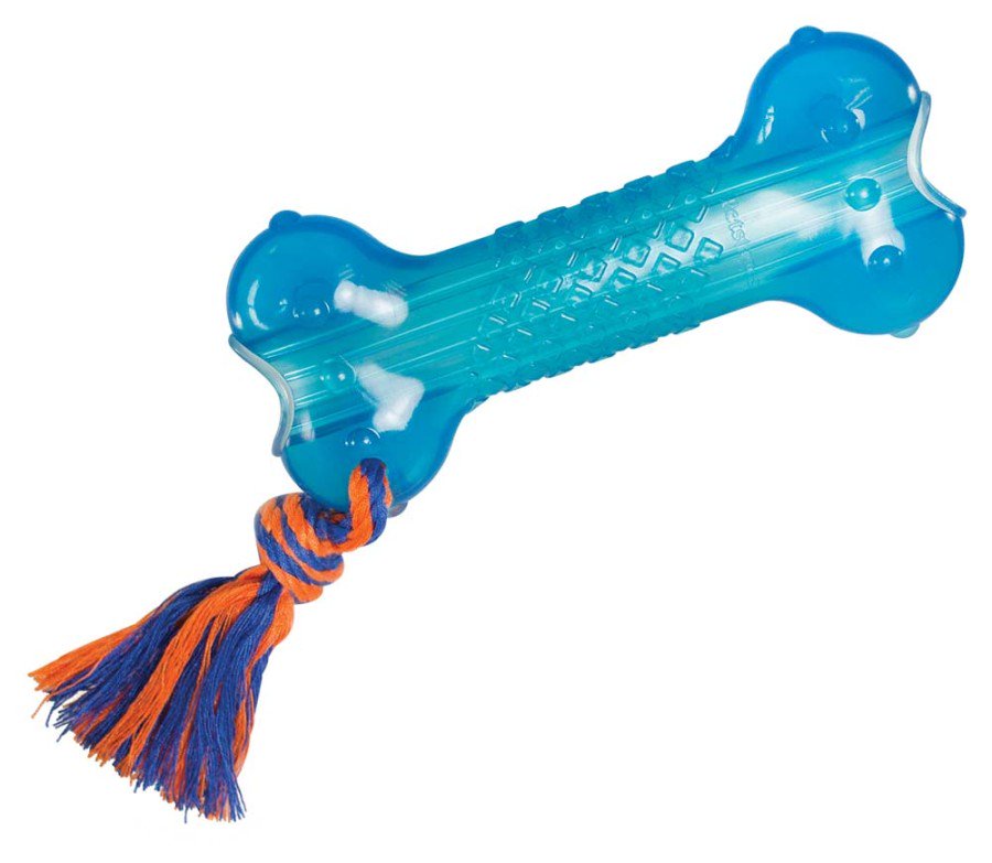 Petstages ORKA Treat-Dispensing Bone Dog Chew Toy Assorted Large