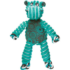 KONG Floppy Knots Hippo Dog Toy Green Medium/Large