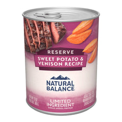 Natural Balance Pet Foods Limited Ingredient Reserve Canned Dog Food Sweet Potato & Venison 13-oz