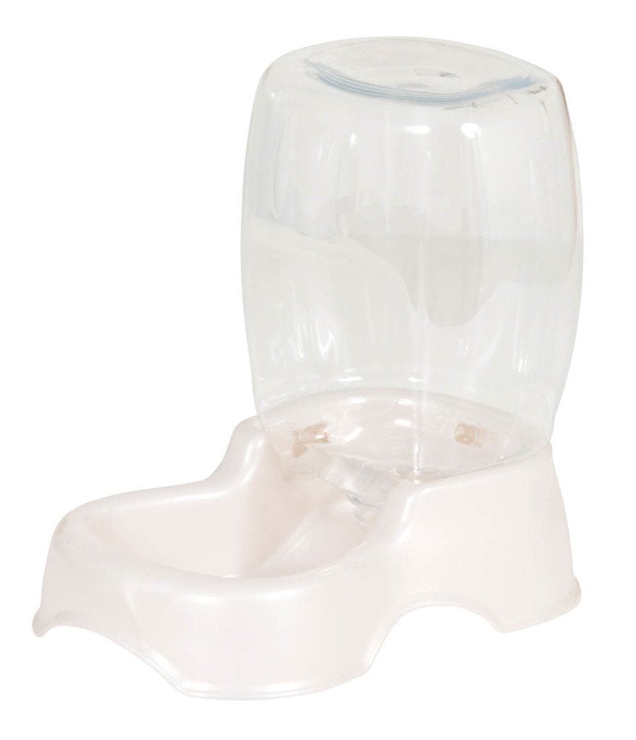 Petmate Pet Cafe Automatic Dog & Cat Gravity Water Bowl Pearl Silver Extra Small