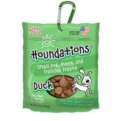 Loving Pets Houndations Small Dog & Puppy Training Treats Duck 4-oz