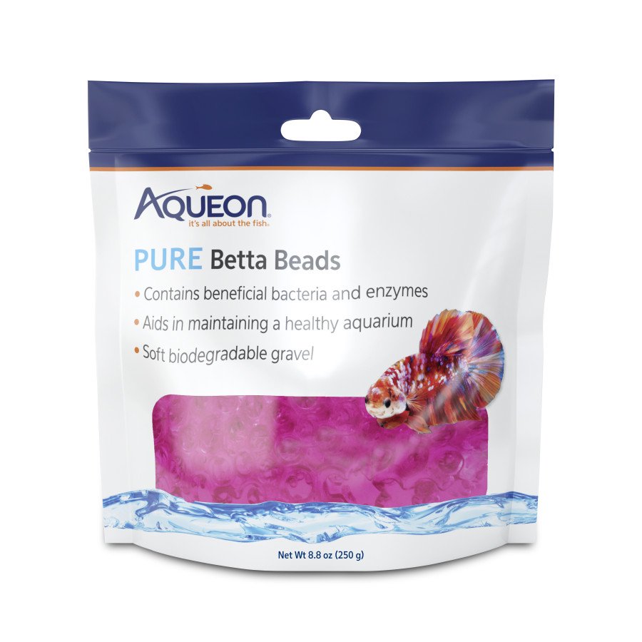 Aqueon PURE Betta Water Care Beads Pink 8.8-oz