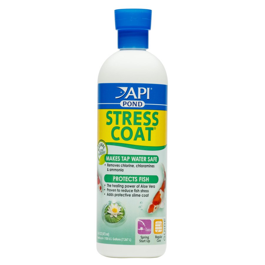API Pond Stress Coat Tap Water Safe Conditioner for Fish 16-oz