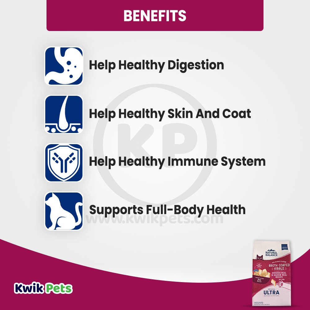 Benefits of Natural Balance Broth Coated Dry Cat Food