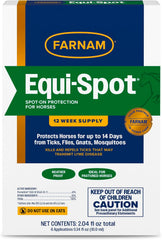 Farnam Equi-Spot Horse Spot-On Fly Control 12 Week Supply
