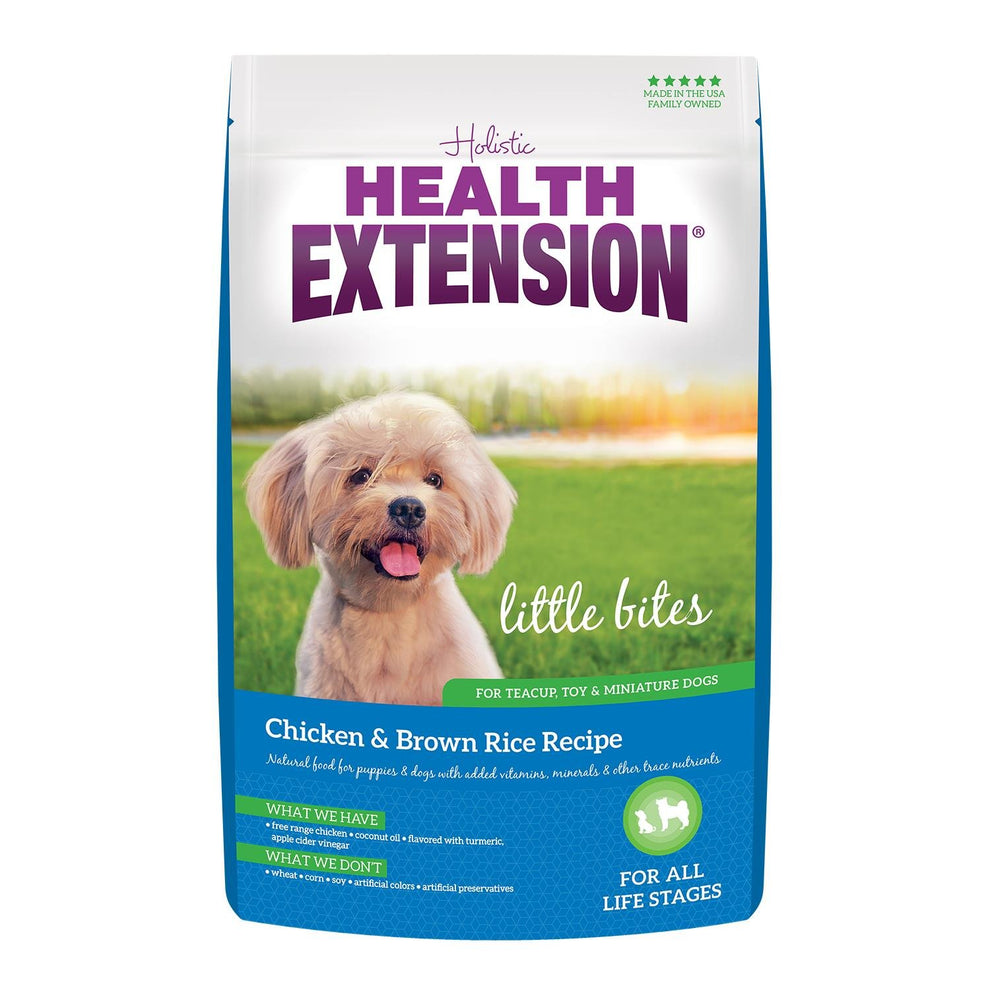 Health Extension Little Bites Dry Dog Food Chicken & Brown Rice Recipe 18-lb