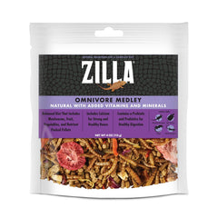Zilla Omnivore Medley Reptile Food 4-oz