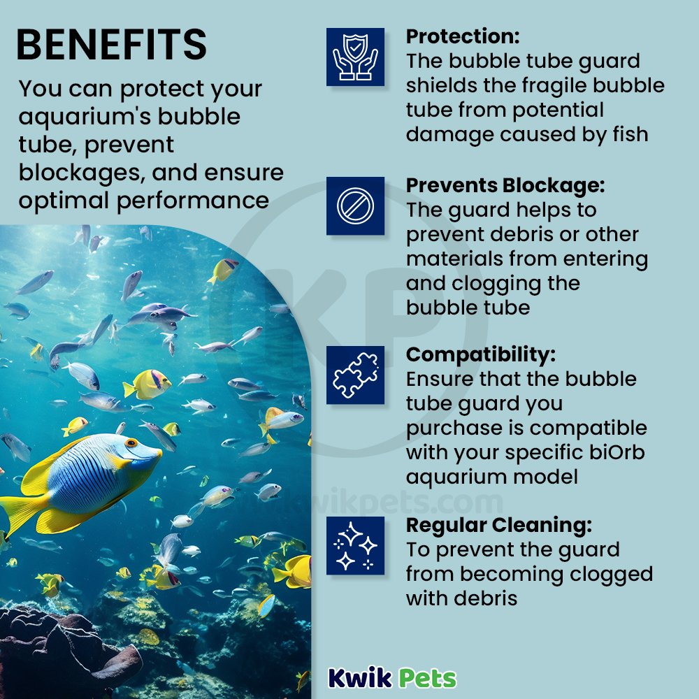 biOrb Aquarium Bubble Tube Guard, Kwik Pets