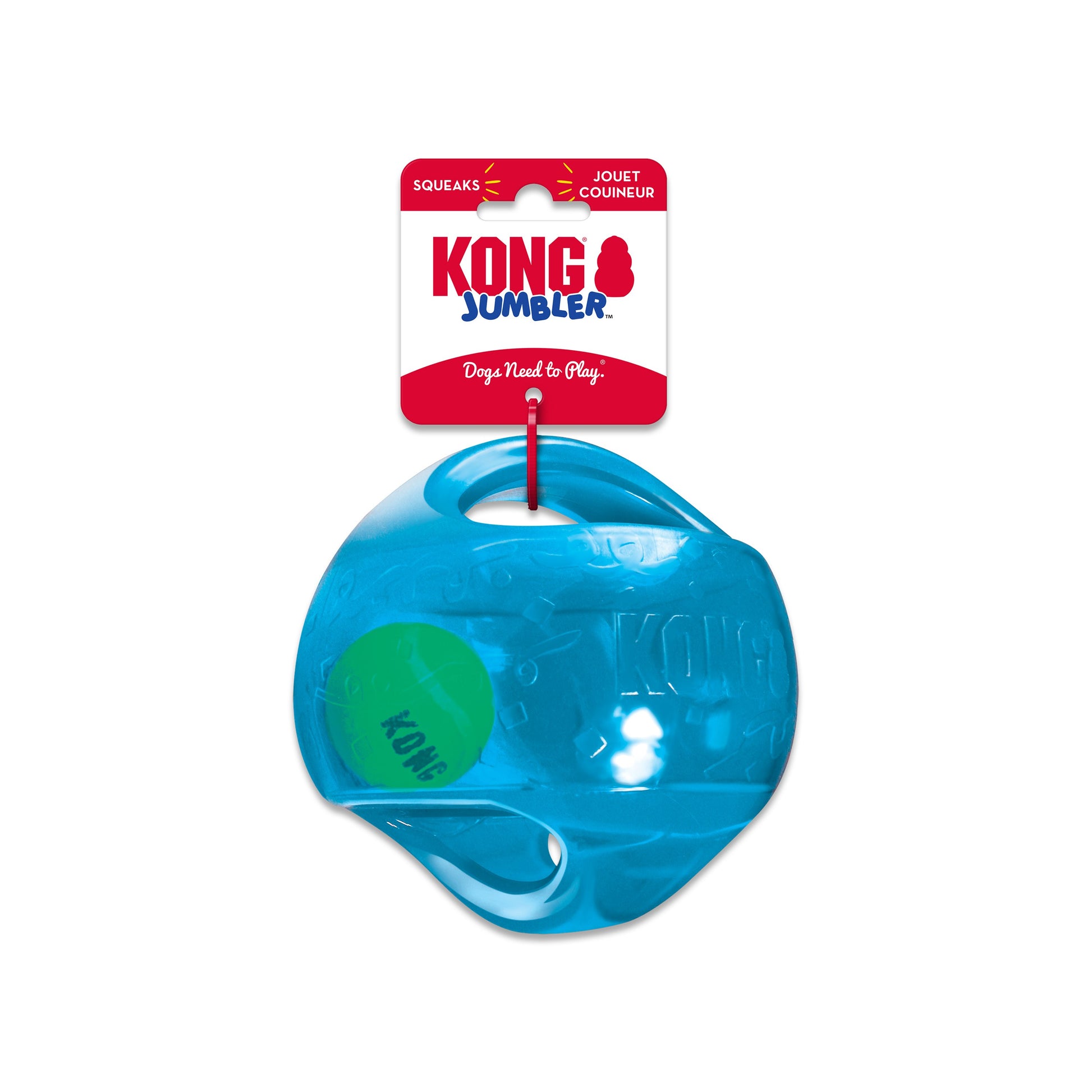 KONG Jumbler Dog Toy Ball Assorted Medium/Large, Kwik Pets