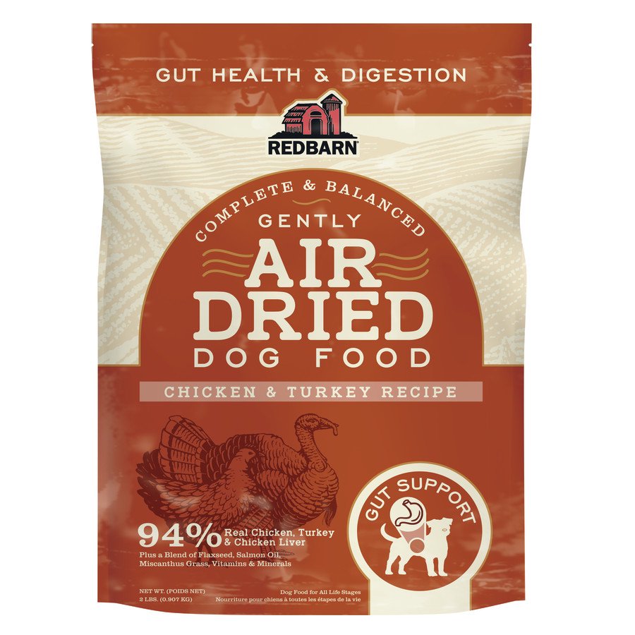 Redbarn Powerfood Digestive Health Chicken & Turkey Gently Air Dried Dog Food 2-lb, Kwik Pets