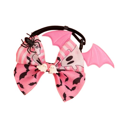 Cheerhunting Halloweek Halloween Bat Wing Dog & Cat Collar Pink Medium