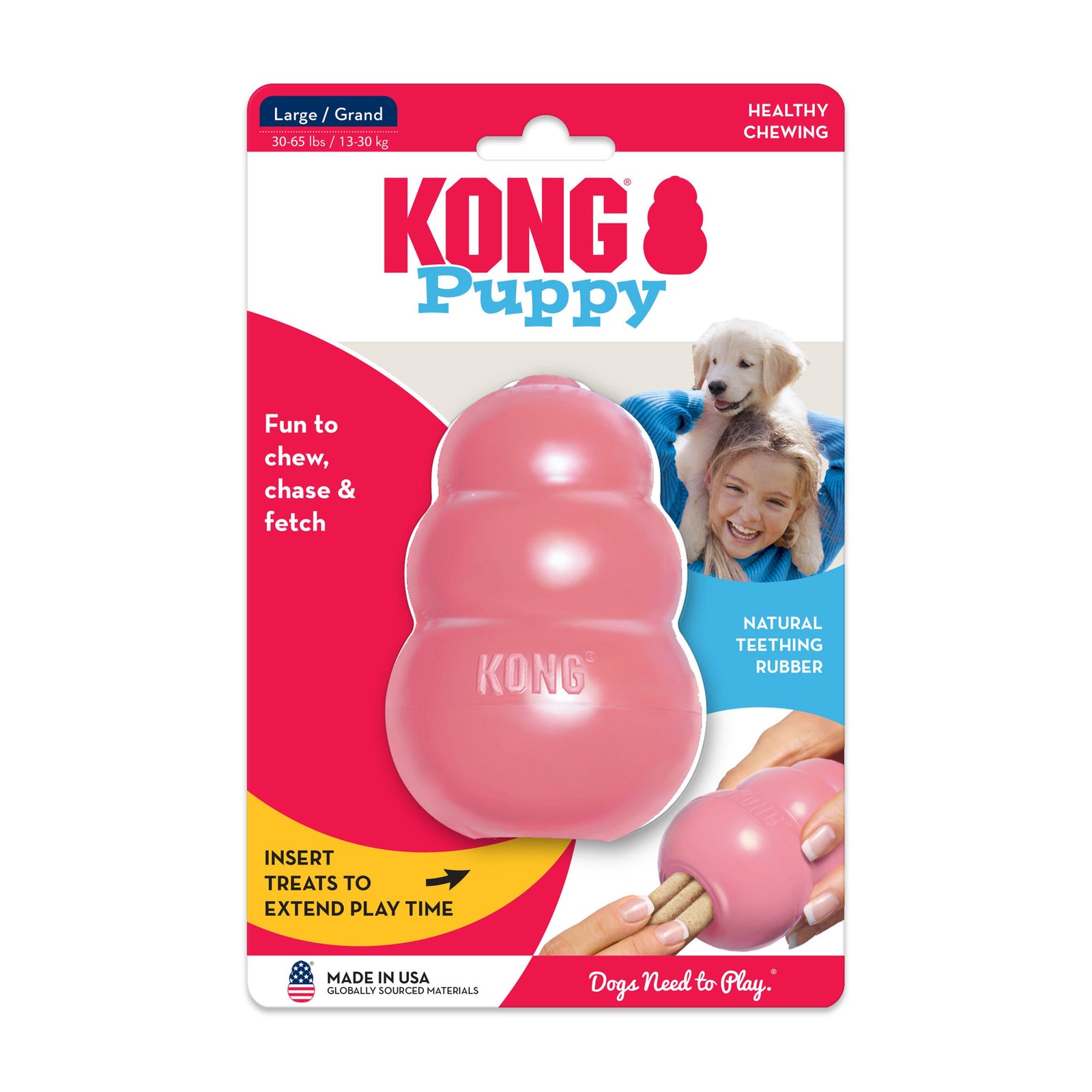 KONG Puppy Toy Assorted Large, Kwik Pets
