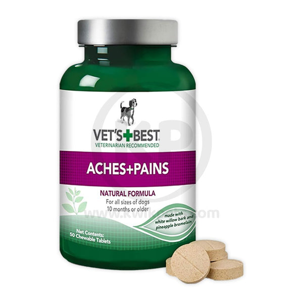 Vet's Best Aches & Pains Dog Chewable Tablets 50 Count