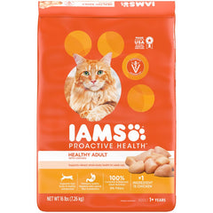 IAMS Proactive Health Adult Dry Cat Food Chicken 16-lb