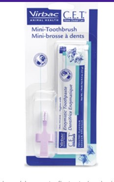 Virbac C.E.T. Enzymatic Dog & Cat Mini Toothbrush Poultry Flavor