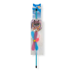 Necoichi Crinkly Critters Fancy Flutterfly Cat Wand Toy