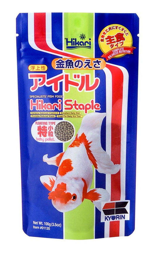 Hikari USA Goldfish Staple Floating Pellets Fish Food 3.5-oz, Hikari