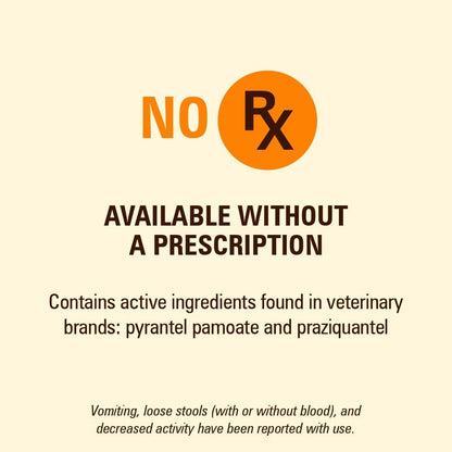 Sentry Worm X Plus 7 Way De-Wormer for Medium & Large Dogs 6 Count, Kwik Pets